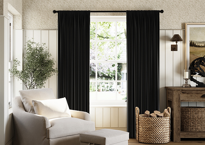 Ashbury, Jet - Made to Measure Curtains - Image 3